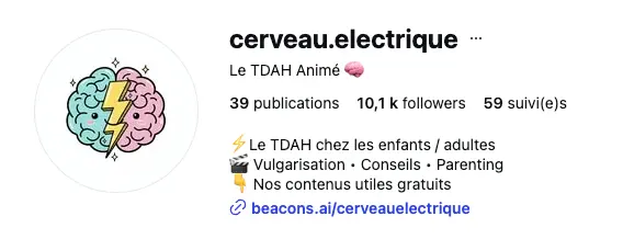 Profil Instagram Cerveau Électrique